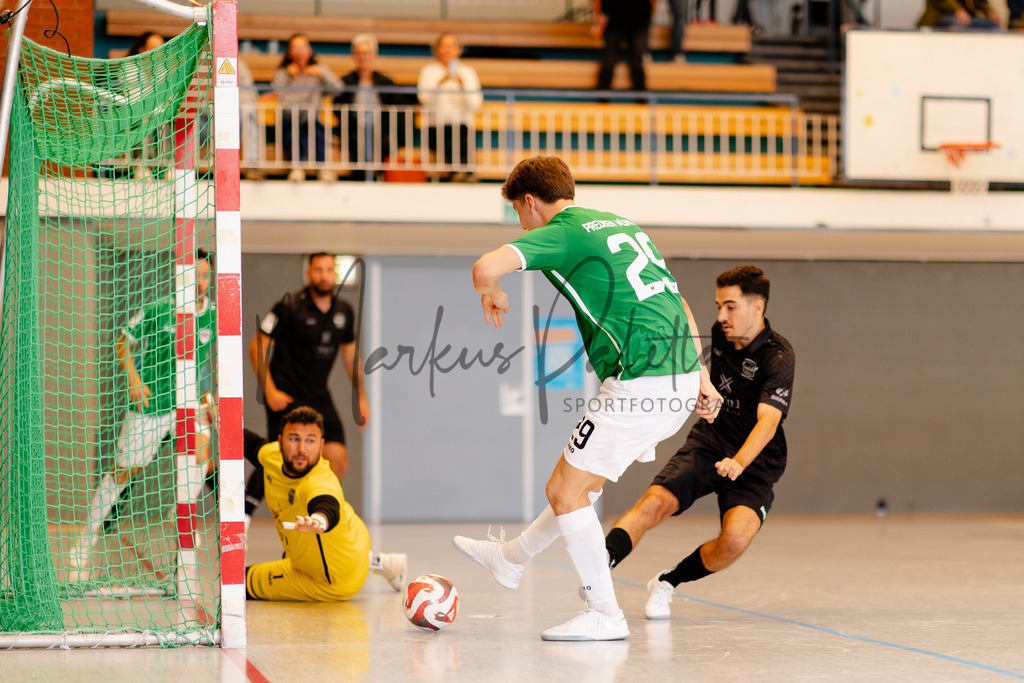 Futsal-Bundesliga, Saison 2025/2026, 4. Spieltag: SC Preußen Münster - SV Pars Neu-Isenburg | Futsal-Bundesliga, Saison 2025/2026, 4. Spieltag, SC Preußen Münster empfängt SV Pars Neu-Isenburg in der Universitäts-Sporthalle in Münster. Foto: sportfotografie.ms | Markus Paletta - Realisiert mit Pictrs.com
