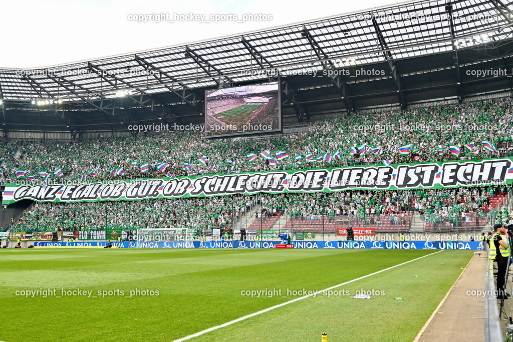 SK Puntigamer Sturm vs. SK Rapid Wien Siegerehrung, Impressionen | SK Rapid Wien Fans, SK Puntigamer Sturm vs. SK Rapid Wien Siegerehrung, Impressionen, SK Puntigamer Sturm vs. SK Rapid Wien Siegerehrung, Impressionen am 01.05.2024 in Klagenfurt (Wörthersee Stadion ), Austria, (Photo by Bernd Stefan)