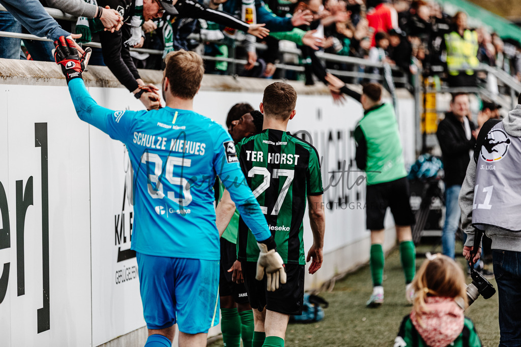 3. Liga, Saison 2023/24, 31. Spieltag: SC Preußen Münster - Dynamo Dresden | Münster, 30.03.2024: 3. Liga, 31. Spieltag, SC Preußen Münster gegen Dynamo Dresden im LVM-Preußenstadion in Münster. Foto: sportfotografie.ms | Markus Paletta - Realisiert mit Pictrs.com