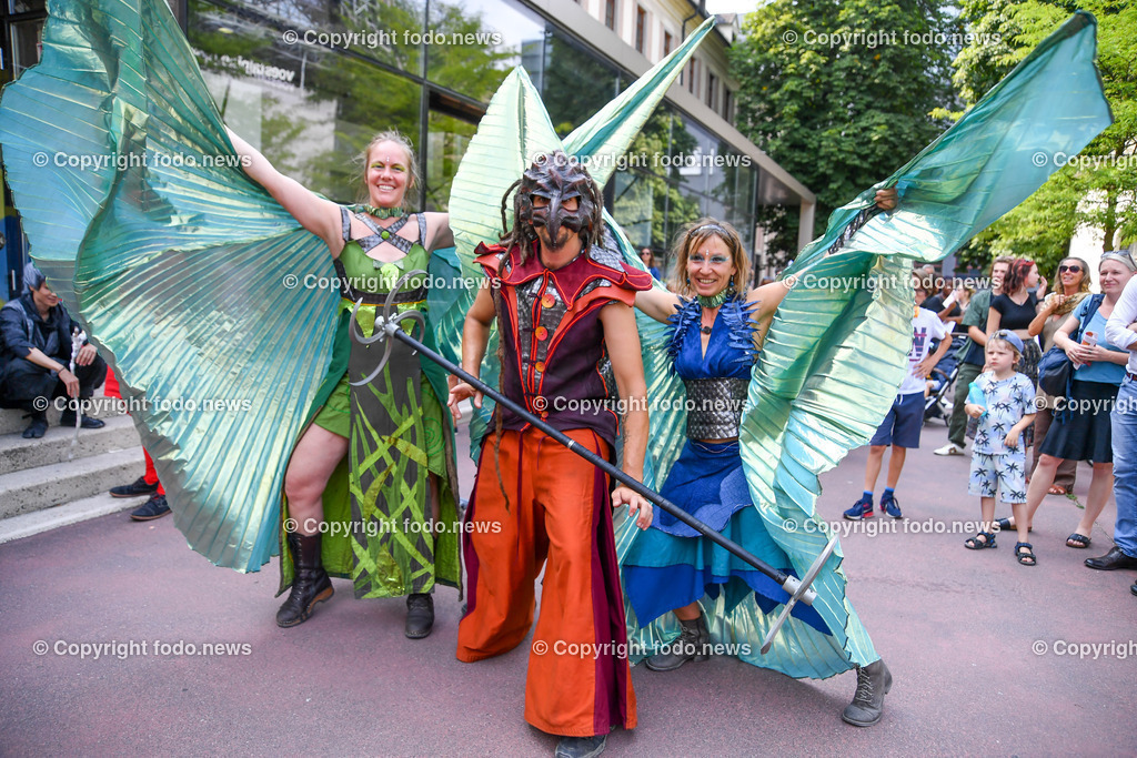 Linz_ 34. Linzer Pflasterspektakel 2022_ 21.07.2022-3 | 21.07.2022, Linz, AUT, 34. Linzer Pflasterspektakel 2022, im Bild diverse Kuenstler