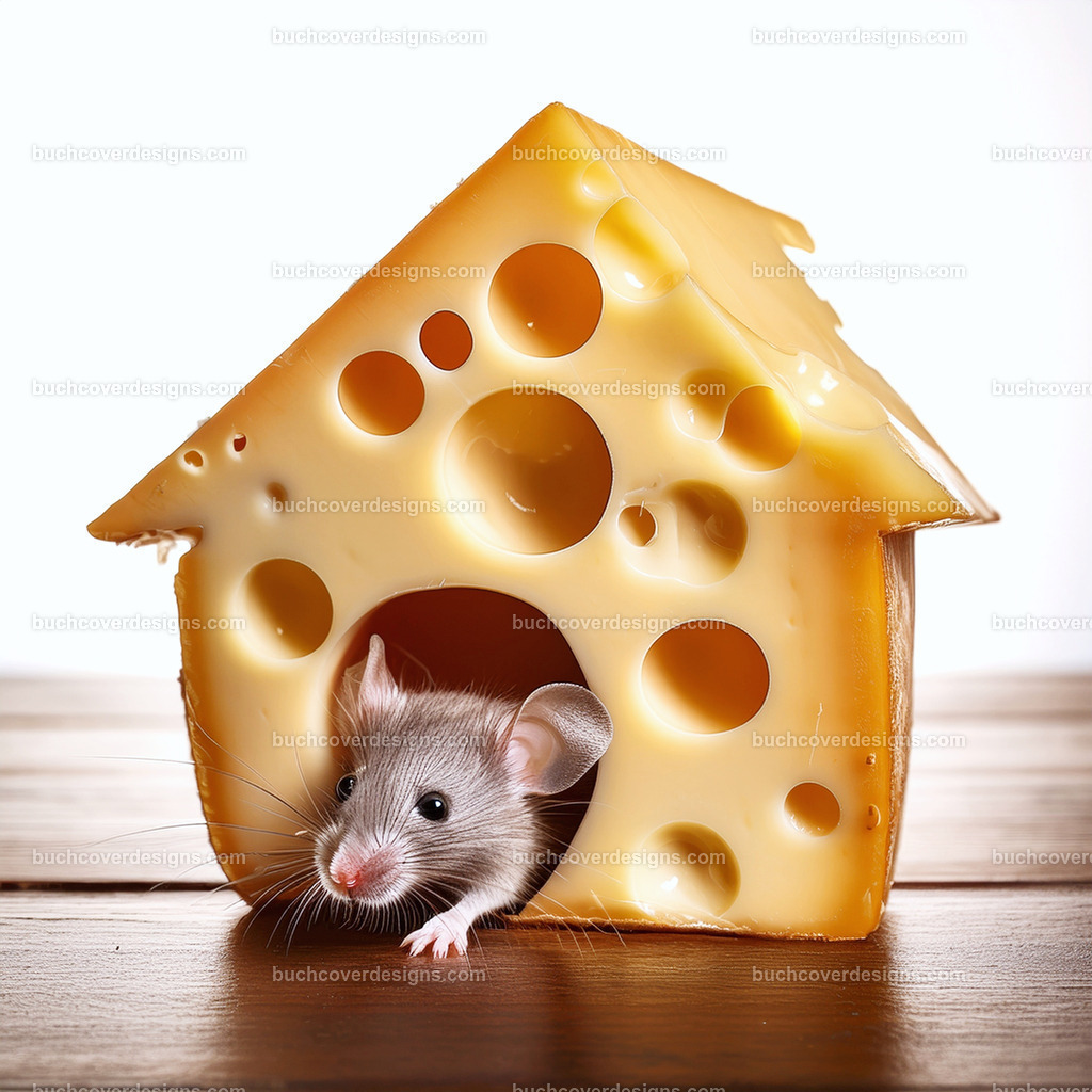 mouse in cheese house (3) | Entdecken Sie kreative Buch Cover Designs für Self-Publishing-Autoren und Verlage! Unsere maßgeschneiderten Designs ziehen Leser an und bringen Ihre Geschichten visuell zum Leben. Lassen Sie uns Ihr perfektes Cover gestalten!