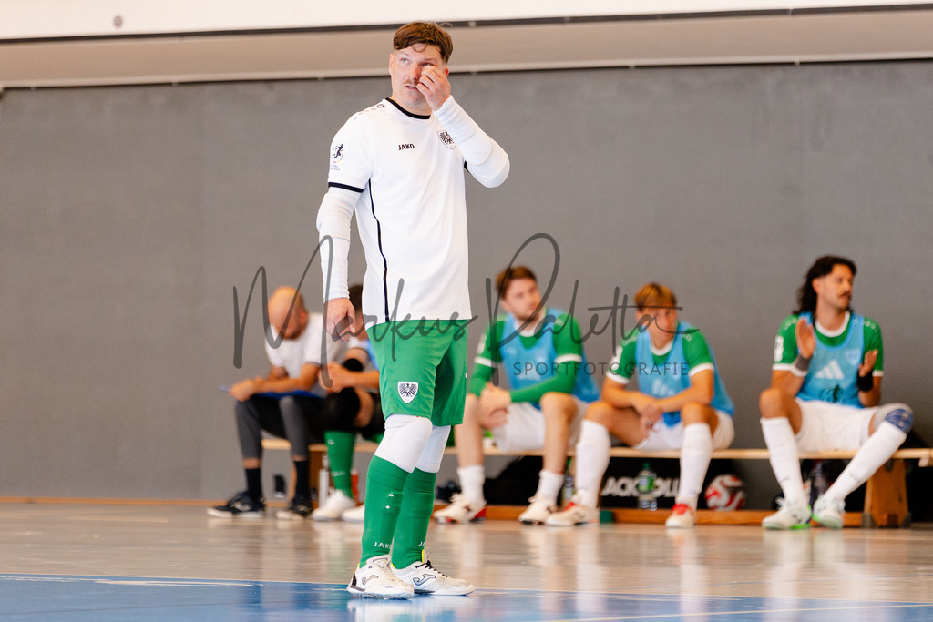 Futsal-Bundesliga, Saison 2025/2026, 4. Spieltag: SC Preußen Münster - SV Pars Neu-Isenburg | Futsal-Bundesliga, Saison 2025/2026, 4. Spieltag, SC Preußen Münster empfängt SV Pars Neu-Isenburg in der Universitäts-Sporthalle in Münster. Foto: sportfotografie.ms | Markus Paletta - Realisiert mit Pictrs.com