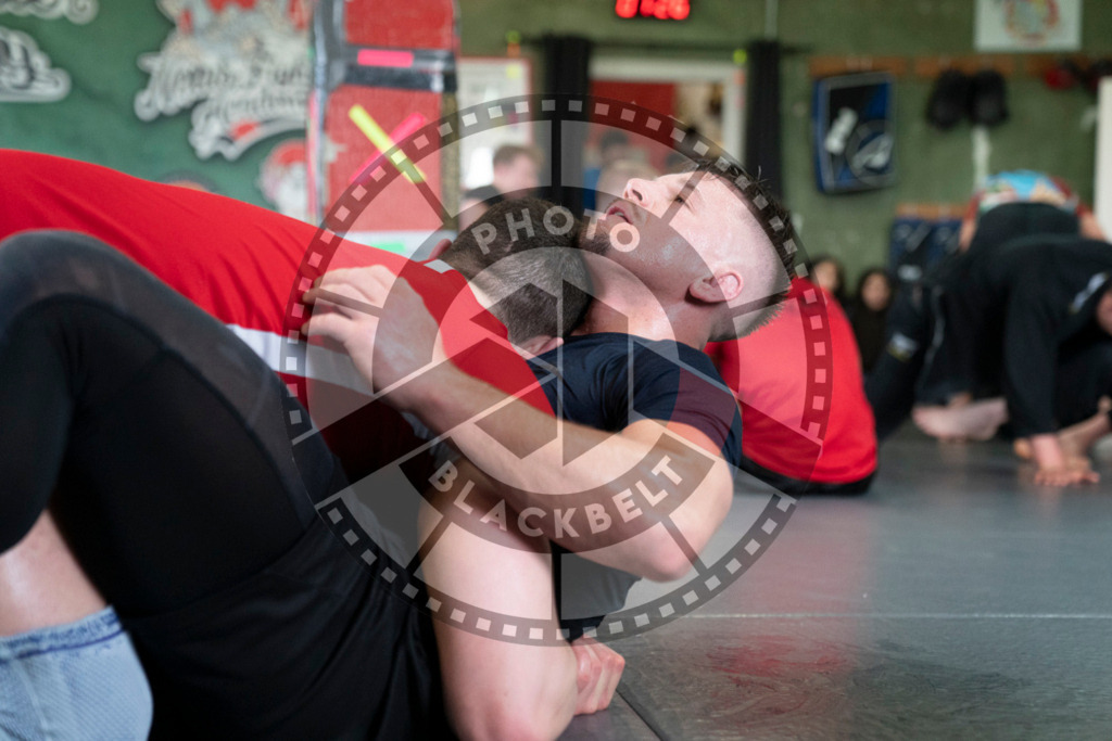 20240413PBB7115 | Fighters compete during the Grapplethon 24hours of rolling for a reason in Hamburg, Germany, on April 13, 2024.