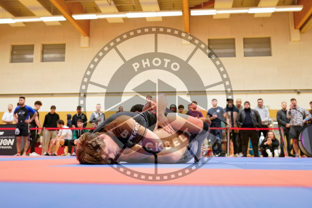 20240203PBB09585 | Fighters compete during the Brazilian Jiu-Jitsu Championship of the AJP Tour in Maintal by Frankfurt am Main, Germany, on February 2, 2024.