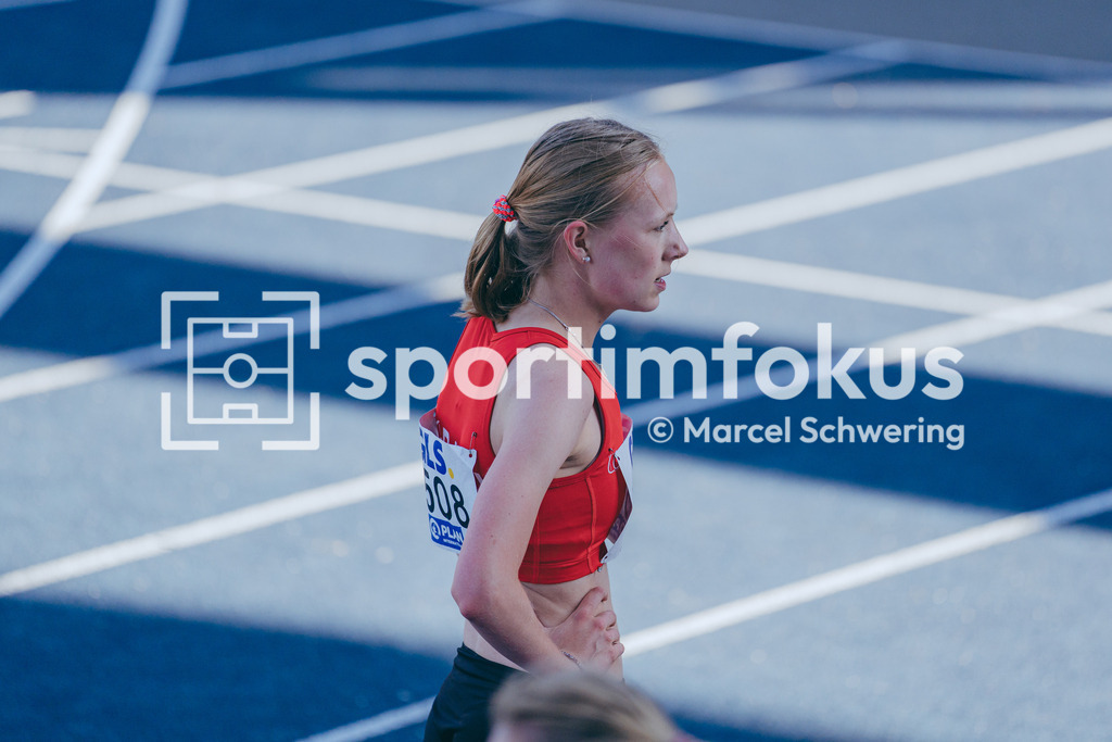 Deutsche Meisterschaften U20 / U16 2026 | Charlotte Gaida, LG Brillux Münster, 1508, 1500-Meter-Lauf, Deutsche Meisterschaften der U20 &amp; U16 2026, Lohrheidestadion Bochum-Wattenscheid, 10.07.2026. Foto: Marcel Schwering / sportimfokus - Realisiert mit Pictrs.com