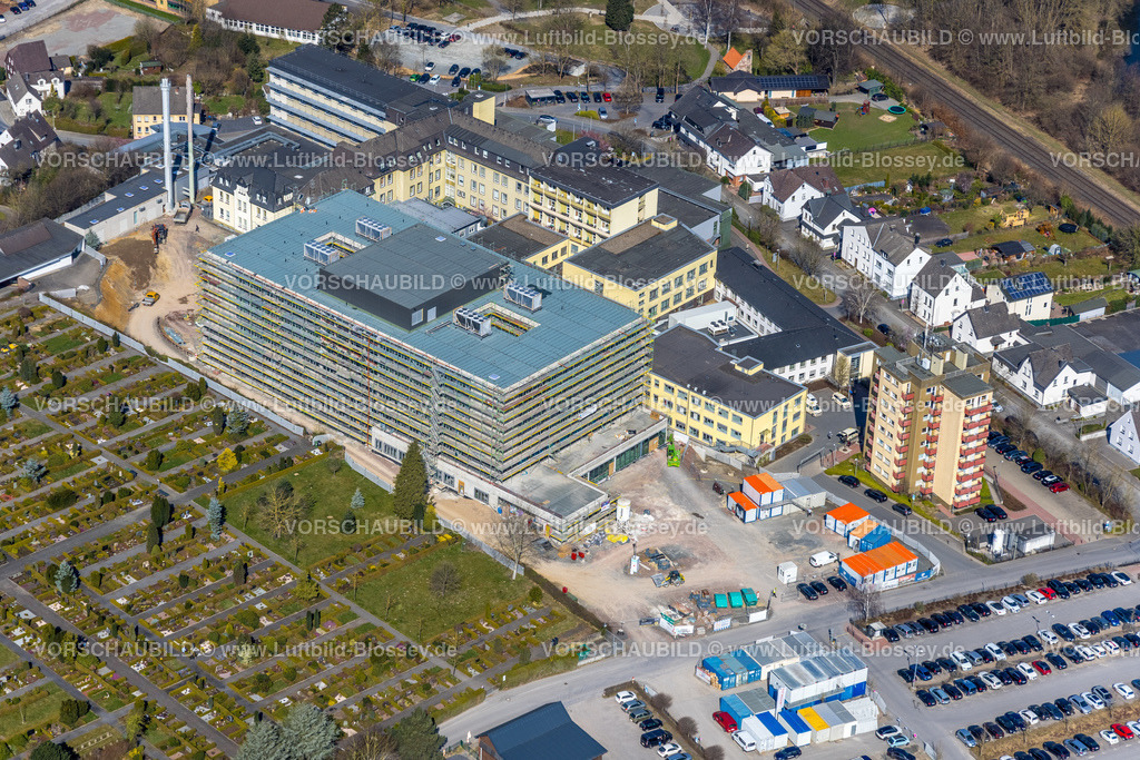 Arnsberg220301983Neheim | Luftbild, Klinikum Hochsauerland in Hüsten, Arnsberg, Sauerland, Nordrhein-Westfalen, Deutschland