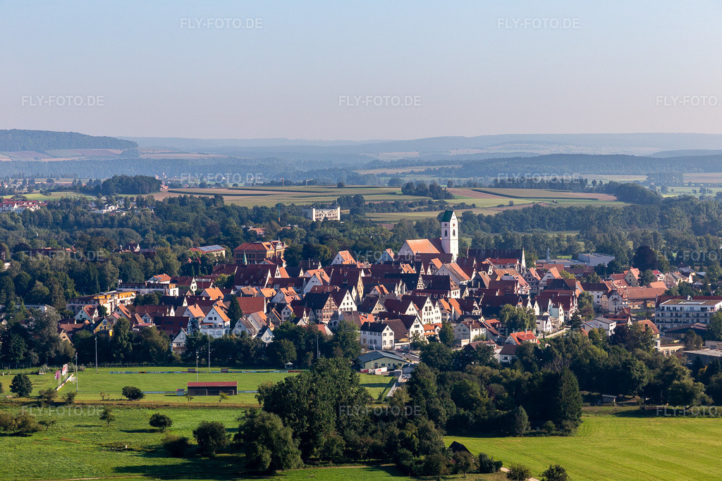 Luftbild: Altstadt in Riedlingen im Bundesland Baden-Württemberg in Deutschland. Foto: IMG_129025.jpg vom 04.09.2021 durch Werner Riehm/FLY-FOTO.de
