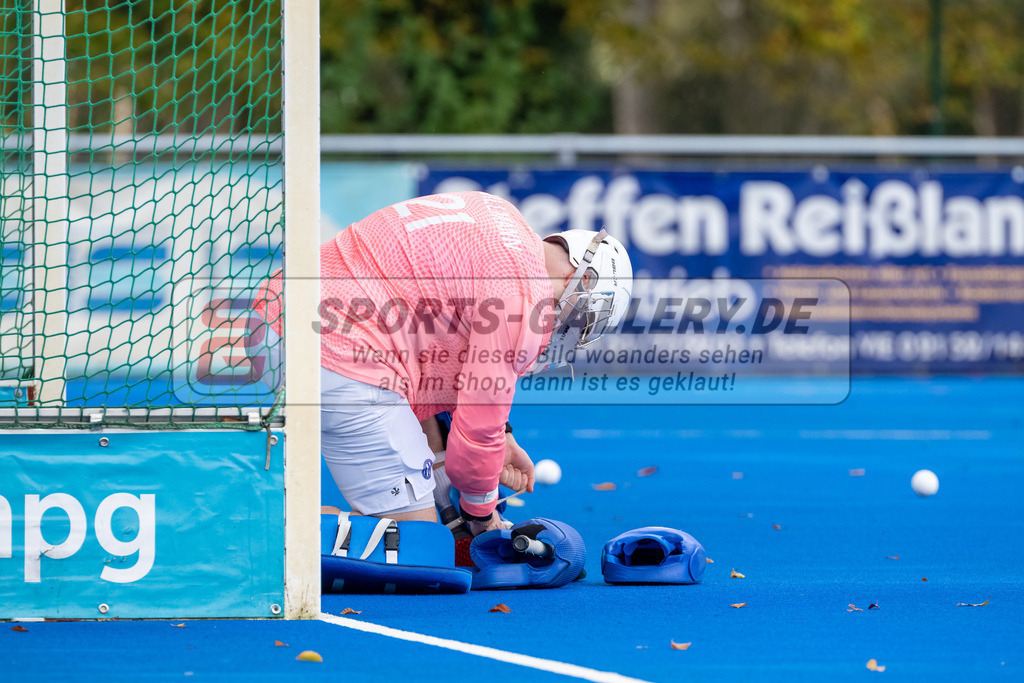 HK_20241019_107810 | 1. Bundesliga Herren Crefelder HTC - Großflottbeker THGC am 19.10.2024 CHTC, Krefeld , Nicolas Wellan Torwart ( GTHGC #21 )
