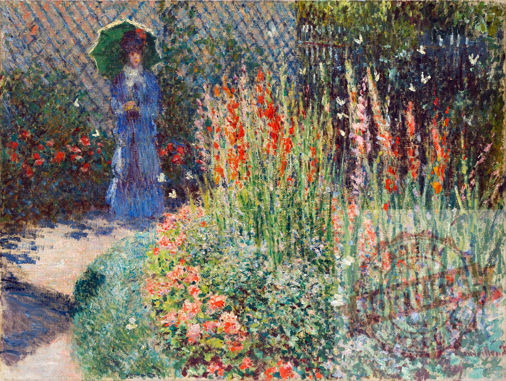 Claude Monet's Rounded Flower Bed (1876) famous painting. Original from the Detroit Institute of Arts. Digitally enhanced by rawpixel. | Claude Monet's Rounded Flower Bed (1876) famous painting. Original from the Detroit Institute of Arts. Digitally enhanced by rawpixel. - Realisiert mit Pictrs.com