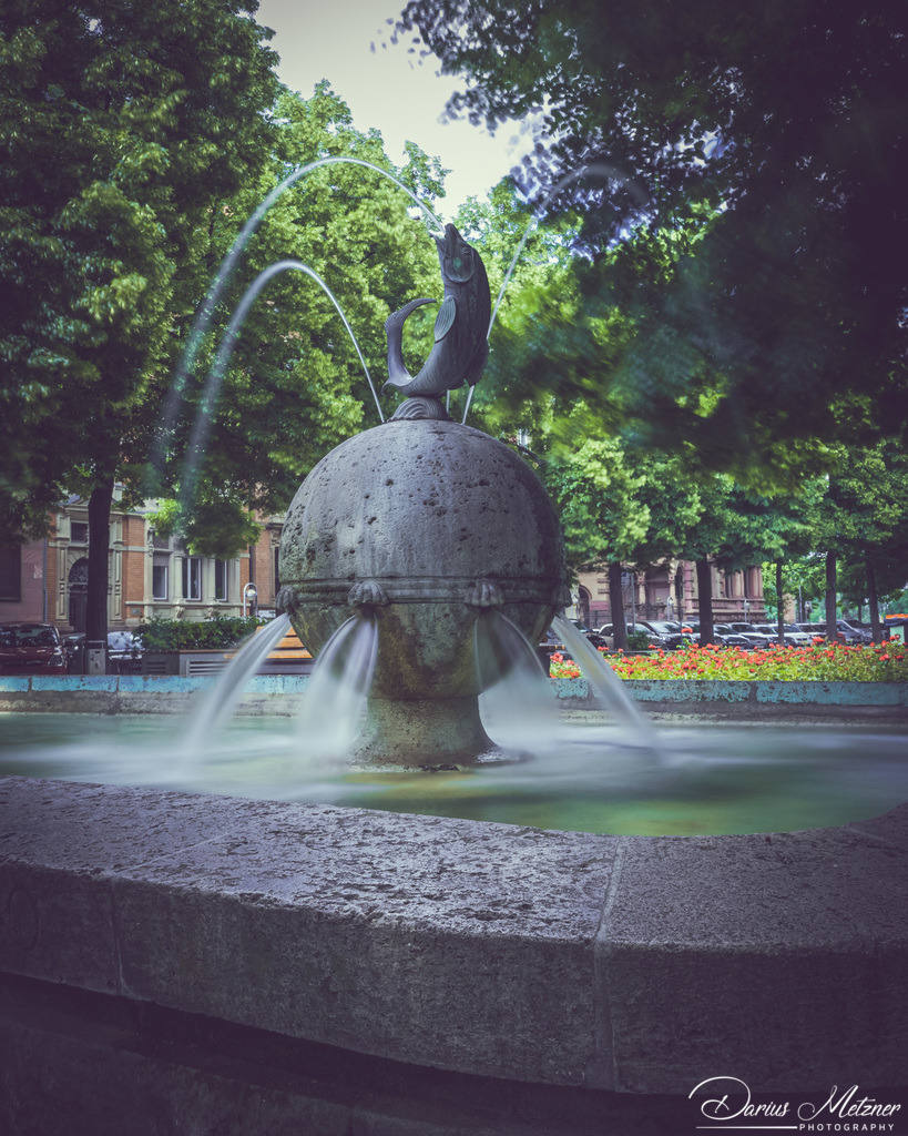 Der Fischtorbrunnen in Mainz | Der Fischtorbrunnen in Mainz am Fischtorplatz