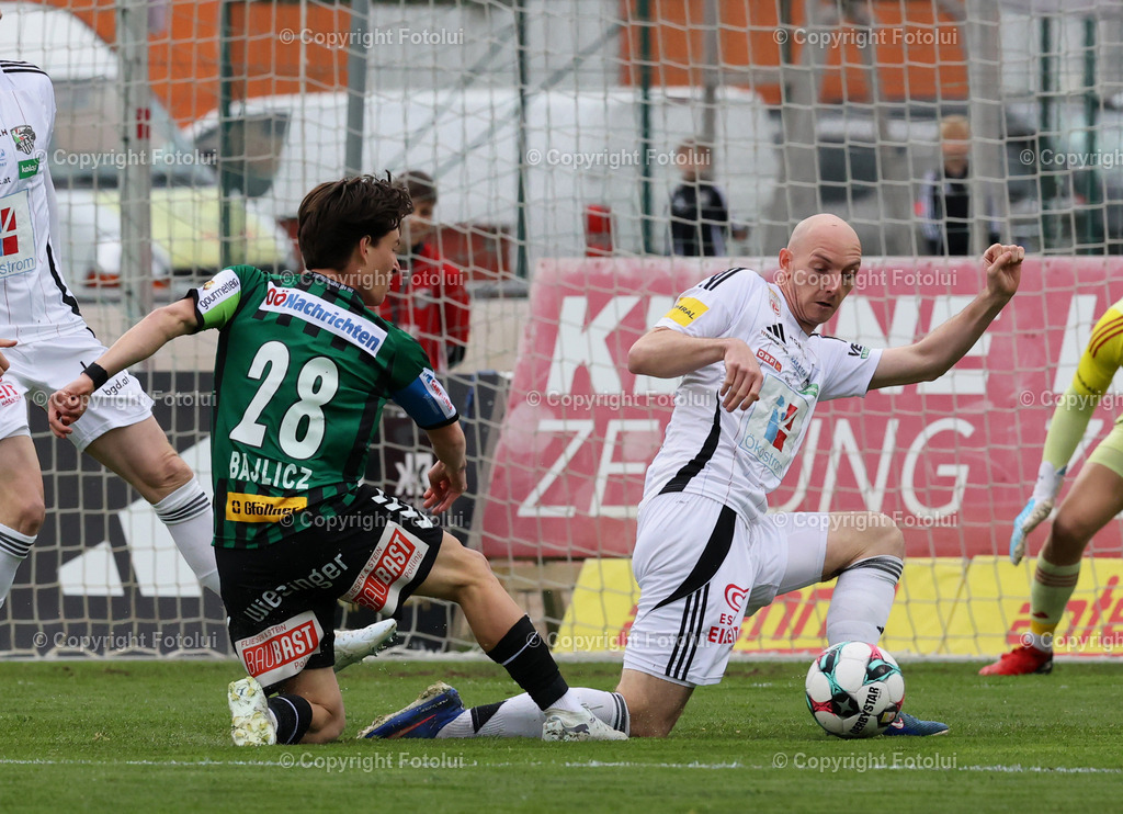A_LUI_110426_10 | SPORT,FUSSBALL,ADMIRAL BUNDESLIGA  RZ PELLETS WAC-SV RIED 11.04.2026  IM BILD: NICOLAS WIMMER (WAC) UND NICOLAS BAJLICZ (RIED) FOTO:FOTOLUI/MW
