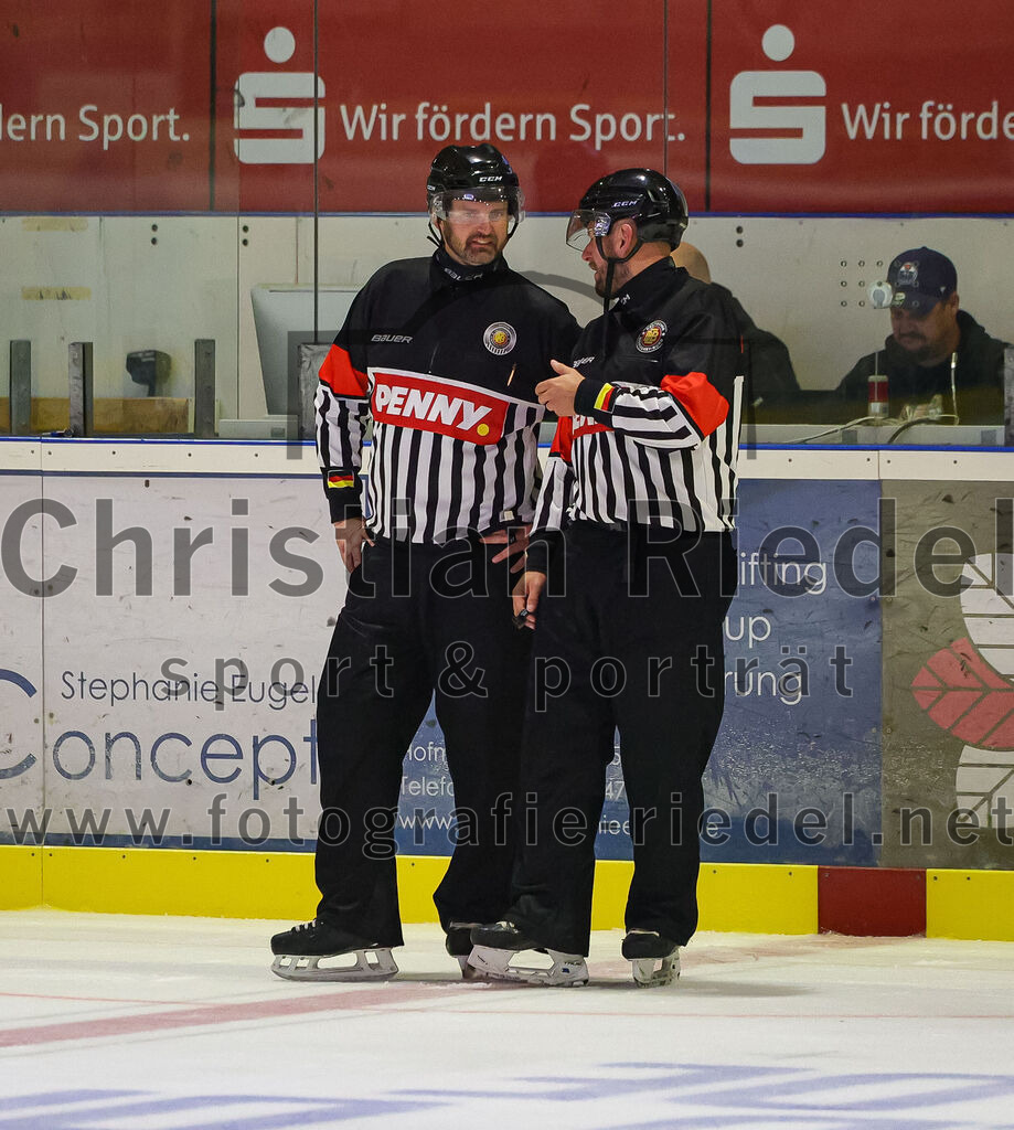 2025-08-22_162_TSV_Erding_gegen_EV_Fuessen | Erding, Deutschland, 22.08.2025:Eishockey, Oberliga Süd 2025 / 2026, Testspiel, TSV Erding gegen EV Füssen, Endergebnis: 1:4Foto: Christian Riedel / fotografie-riedel.net