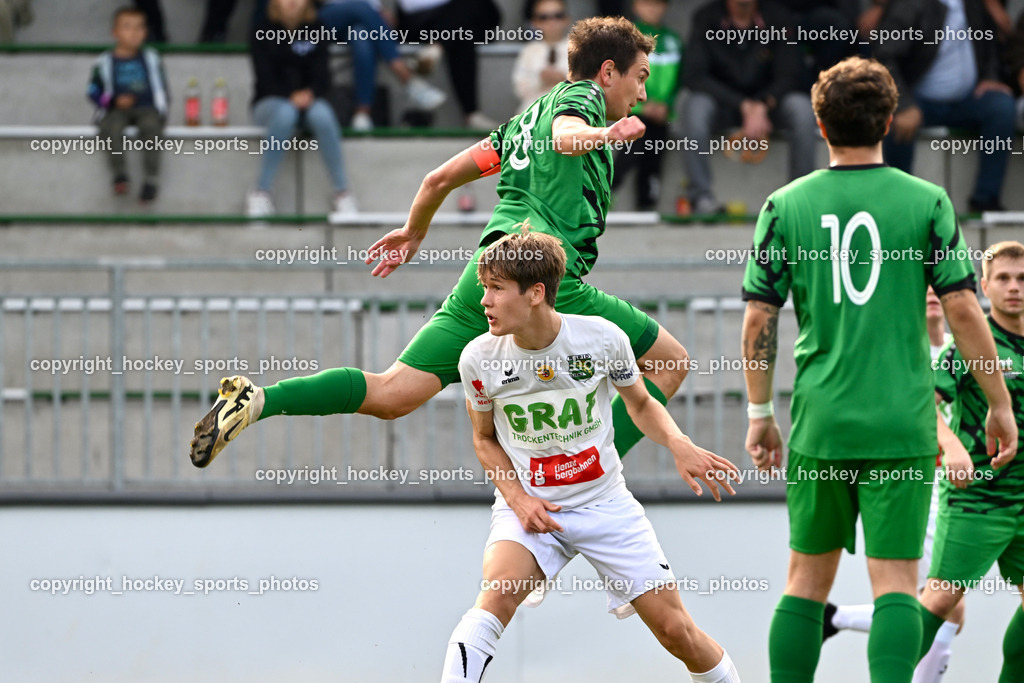SC Landskron vs. Rapid Lienz | #8 Philipp Gatti SC Landskron, #11 Krisztian Peter Csonka Rapid Lienz, SC Landskron vs. Rapid Lienz, SC Landskron vs. Rapid Lienz am 22.09.2024 in Villach (Sportanlage Landskron), Austria, (Photo by Bernd Stefan)