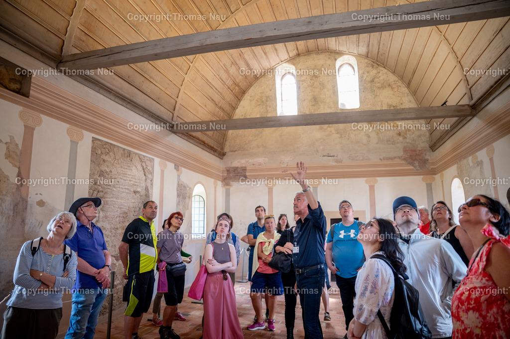 DSC_7425 | Lorsch, Welterbetag des Kloster Lorsch, Führung in der Königshalle, ,, Bild: Thomas Neu