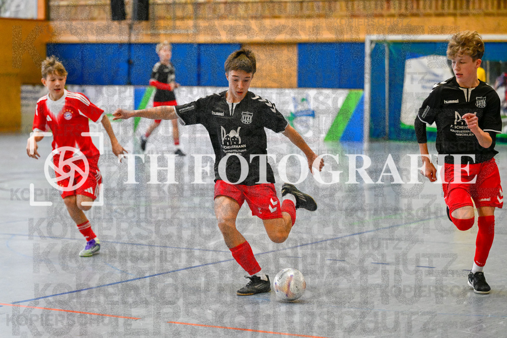 GER, FC Bayern - FVLB, Fussball, U14 Hallenturnier, PS-Immo-Cup 2026, 18.01.2026 | FC Bayern - FVLB