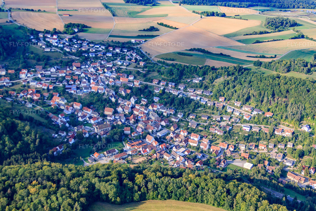 Luftbild: Ortsteil Rexingen aus Süden im Ortsteil Rexingen in Horb im Bundesland Baden-Württemberg in Deutschland. Foto: IMG_53118.jpg vom 09.09.2012 durch Werner Riehm/FLY-FOTO.de