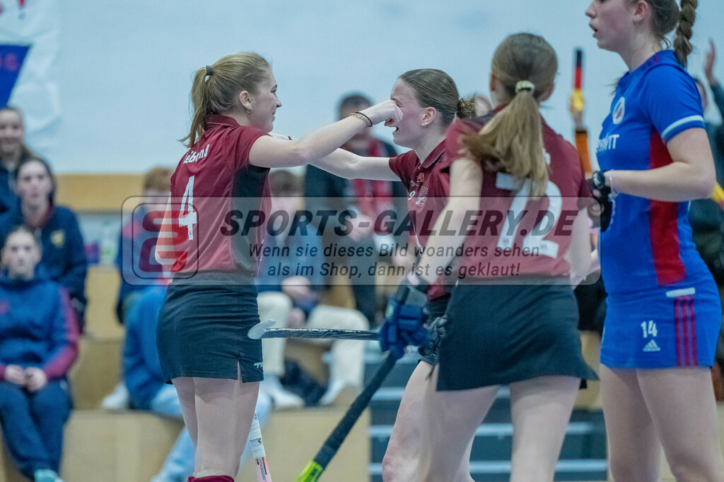 HK_20240303_109046 | Spiel um Platz 7 Deutsche Meisterschaft WU16 am 3.3.2024 Halle DHC, Düsseldorf ,