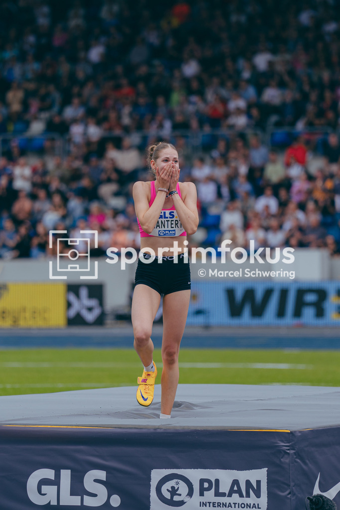 Deutsche Meisterschaften der Frauen und Männer 2026 | Dorothea Gantert, SpVg Laatzen, Hochsprung, Deutsche Meisterschaften der Frauen und Männer 2026, Lohrheidestadion Bochum-Wattenscheid, 26.07.2026. Foto: Marcel Schwering / sportimfokus - Realisiert mit Pictrs.com