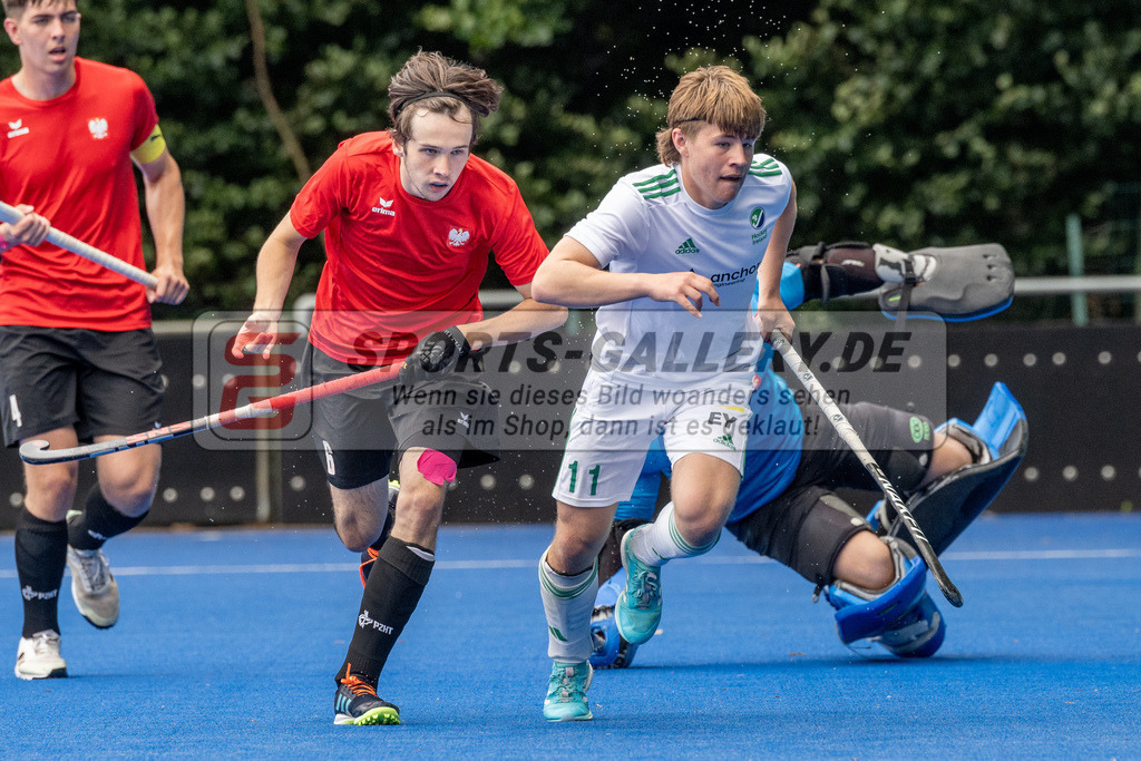SFE_20230715_0113-2 | EuroHockey EM U18 Boys Ireland vs Poland am 15.07.2023 in Krefeld (Gerd-Wellen-Hockeyanlage), Photo: Stephan Fehrmann 2023 (Sports-Gallery)