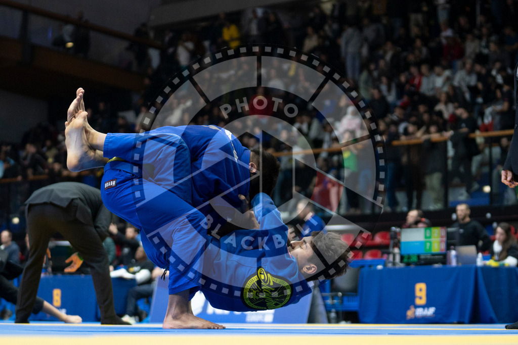 20240119PBB1857 | Fighters compete during the IBJJF European Championship in Paris, France, on January 19, 2024.
