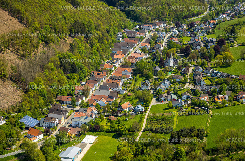 Sundern230505050 | Luftbild, Wohnsiedlung Hagener Straße, Hagen, Sundern, Sauerland, Nordrhein-Westfalen, Deutschland