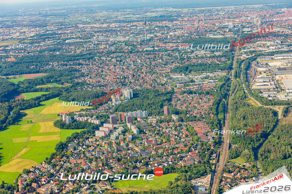 Luftbild Vs Google Maps  Reichelsdorf  Nürnberg -Das Luftbild wurde 2025 vom UL-Flugzeug heraus erstellt ( keine Drohne ) - Hochauflösende Luftaufnahme -Nicht vergleichbar mit Google Maps oder Satelittenbilder- Die Geschenkidee !Mit Lizenz und Bildrechte bestellbar