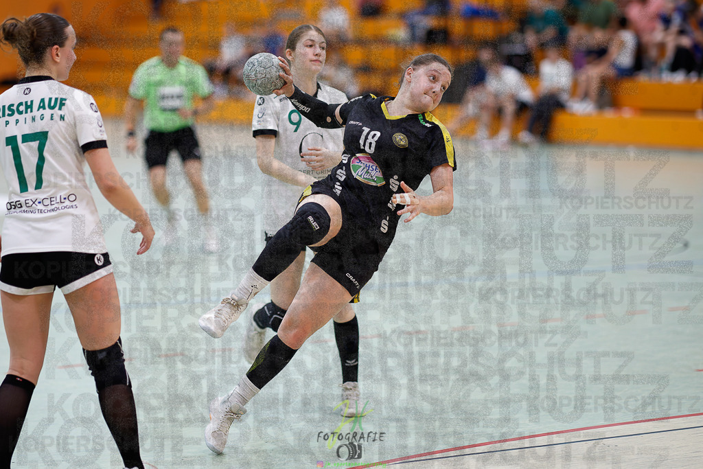 Quali-Turnier JBL wJA; Frisch Auf Göppingen - HC Rödertal | Quali-Turnier JBL wJA; Frisch Auf Göppingen - HC Rödertal am 31.05.2025 in Oberkleen (Weidig-Halle)Photo © 2025 - Jörg Heinrich - Realisiert mit Pictrs.com