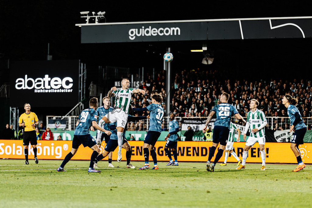 2. Bundesliga, Saison 2024/25, 7. Spieltag: SC Preußen Münster - FC Schalke 04 | Münster, 28.09.2024: 2. Bundesliga, 7. Spieltag, SC Preußen Münster gegen FC Schalke 04 im LVM-Preußenstadion in Münster. Foto: sportfotografie.ms | Markus Paletta - Realisiert mit Pictrs.com