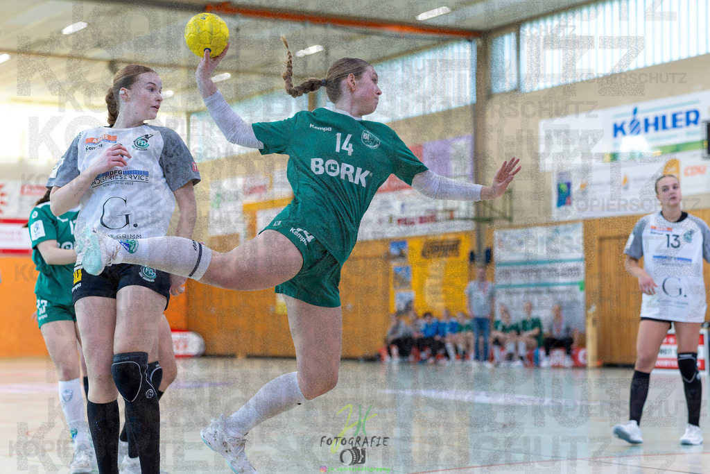 Jugendbundesliga wJA, Pokalrunde, HSG Kleenheim/Langgöns - Frisch Auf Göppingen | Jugendbundesliga wJA, Pokalrunde, HSG Kleenheim/Langgöns - Frisch Auf Göppingen am 28.02.2026 in Oberkleen (Weidig-Halle)Photo © 2026 - Jörg Heinrich - Realisiert mit Pictrs.com