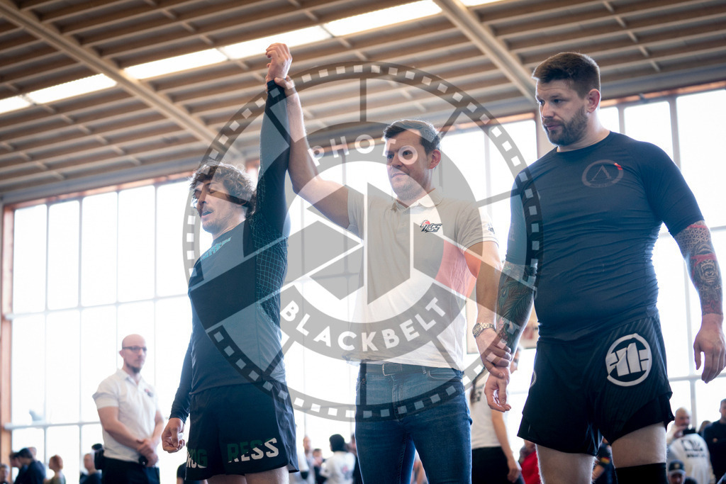 20240309PBB4481 | Fighters compete during the International Luta Livre (ILLCS) Spring Championship in Hannover, Germany, on March 9, 2024.