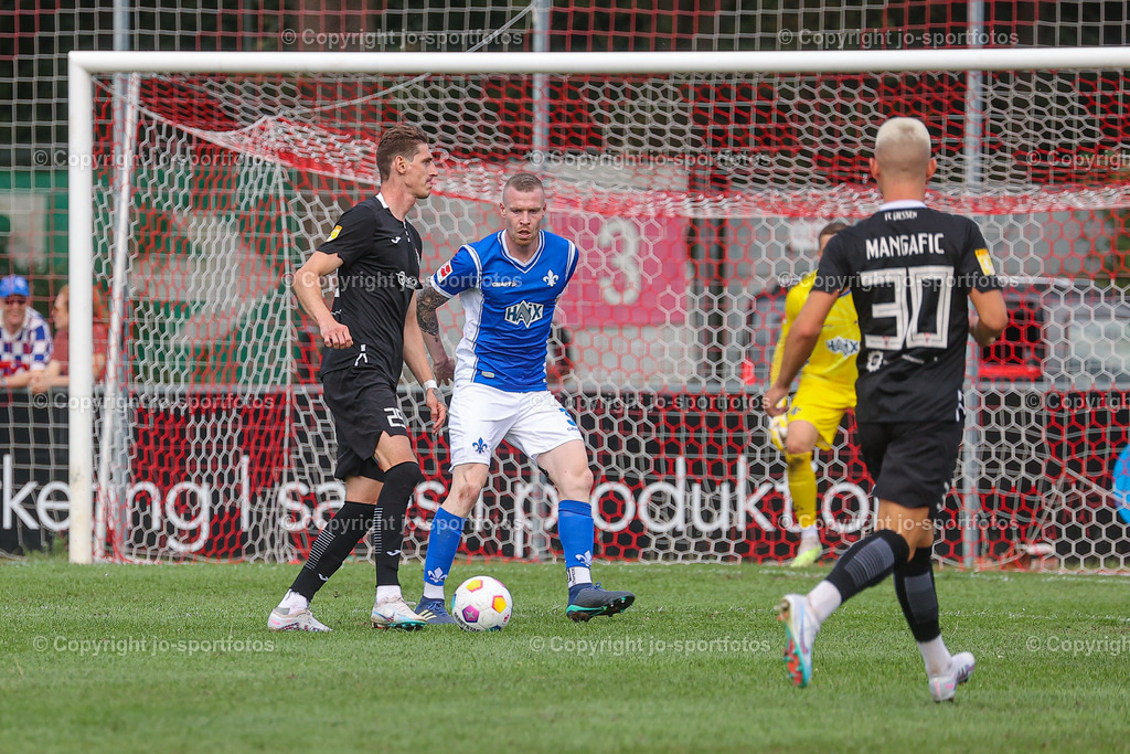 Giessen_Darmstadt (284) | 16.07.2023; Testspiel; Waldstadion Gießen; FC Gießen - SV Darmstadt 98; Ergebnis: 2:0 (0:0)