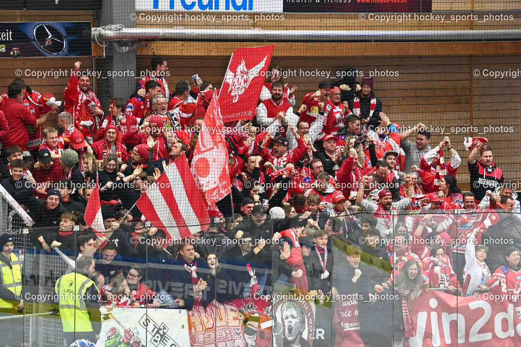 EC IDM WÄRMEPUMPEN VSV vs. EC KAC | EC KAC Fans, EC IDM WÄRMEPUMPEN VSV vs. EC KAC, EC IDM WÄRMEPUMPEN VSV vs. EC KAC am 02.02.2025 in Villach (Stadthalle Villach), Austria, (Photo by Bernd Stefan)