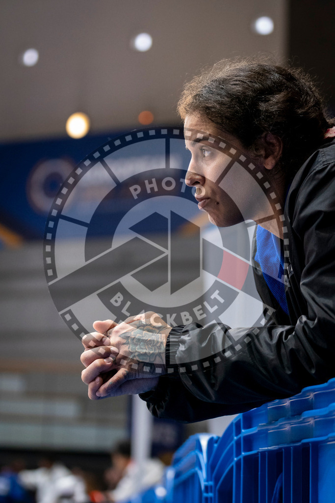 20240126PBB0539 | Fighters compete during the Brazilian Jiu-Jitsu European Championship of the IBJJF in Paris, France, on January 26, 2024.