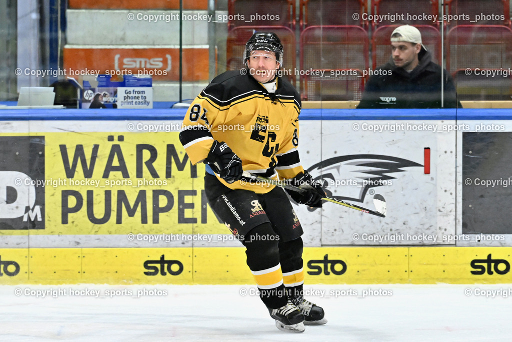 EC Kellerberg vs. EC Arnoldstein | #84 Tschinderle Gert EC Arnoldstein, EC Kellerberg vs. EC Arnoldstein, EC Kellerberg vs. EC Arnoldstein am 27.01.2026 in Villach (Stadthalle Villach), Austria, (Photo by Bernd Stefan)