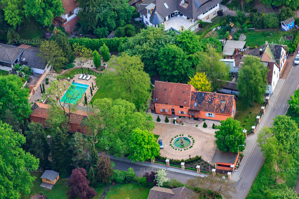 Luftbild: Villen am Parkring x Ziegelbergstr in Jockgrim im Bundesland Rheinland-Pfalz in Deutschland. Foto: IMG_40363.jpg vom 24.04.2011 durch Werner Riehm/FLY-FOTO.de