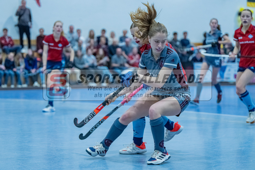 HK_20240303_109253 | Spiel um Platz 3 Deutsche Meisterschaft WU16 am 3.3.2024 Halle DHC, Düsseldorf ,
