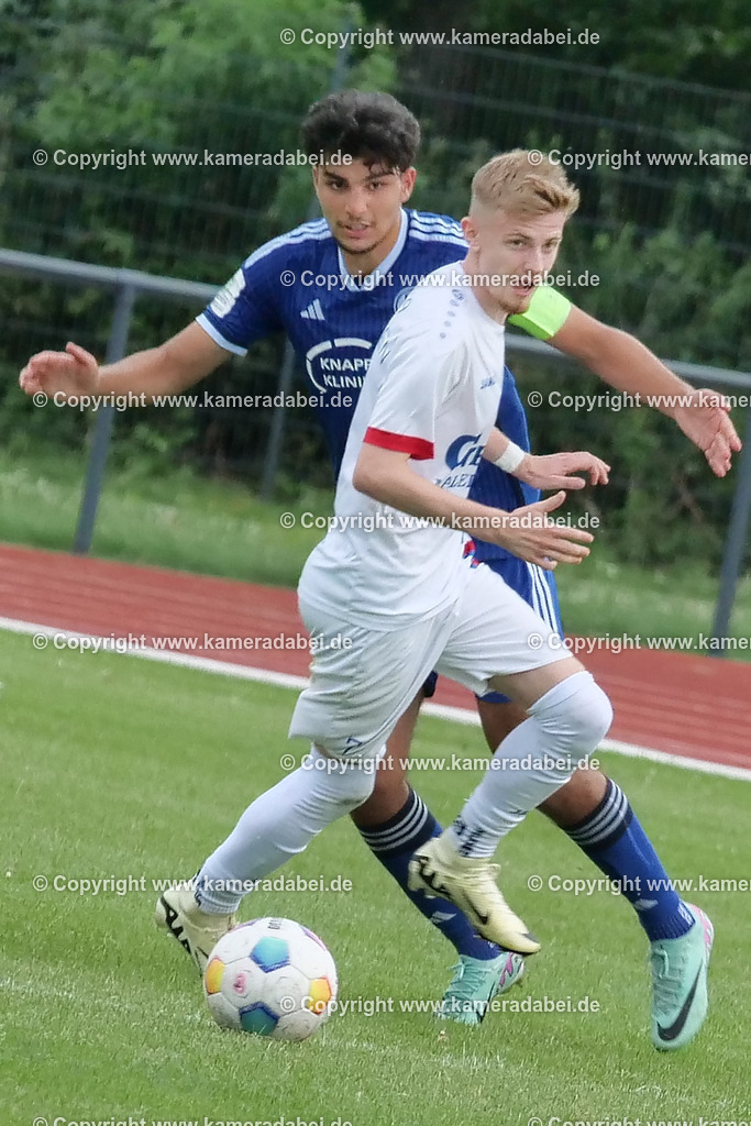 Fußball : Testspiel : SuS 09 Dinslaken - Schalke 04 U 19 am 25.07.2024 | Foto : Jochen Emde / www.kameradabei.de - Realisiert mit Pictrs.com