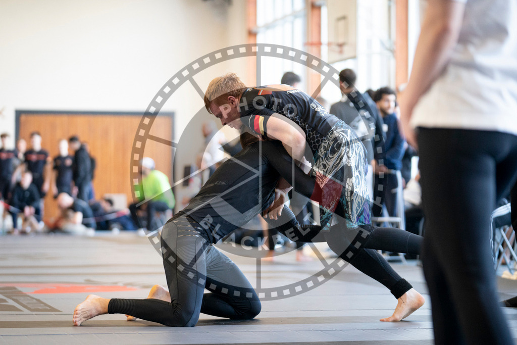 20240309PBB6905 | Fighters compete during the International Luta Livre (ILLCS) Spring Championship in Hannover, Germany, on March 9, 2024.