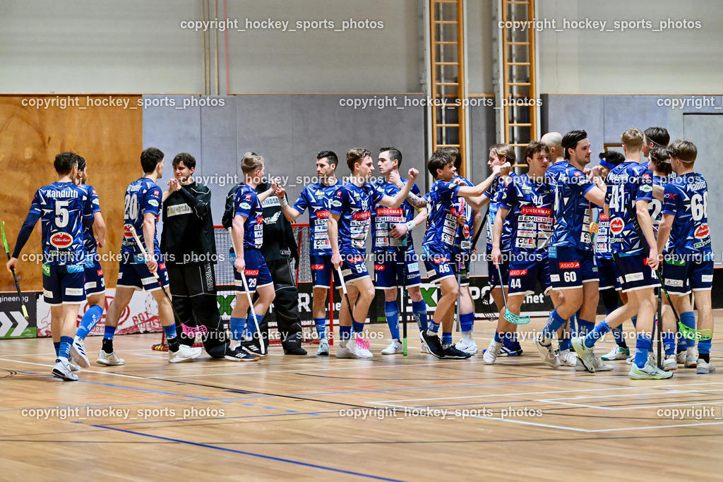 KAC Floorball vs. VSV Unihockey | VSV Unihockey Mannschaft, KAC Floorball vs. VSV Unihockey, KAC Floorball vs. VSV Unihockey am 21.03.2026 in Klagenfurt (Ballspielhalle Waidmannsdorf), Austria, (Photo by Bernd Stefan)