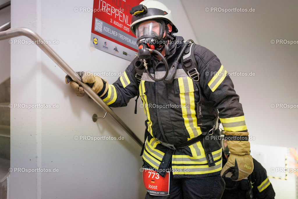 KölnTurm Treppenlauf; Köln, 03.08.2025 | Impressionen vom KölnTurm Treppenlauf am 03.08.2025 in Köln (Nordrhein-Westfalen). 