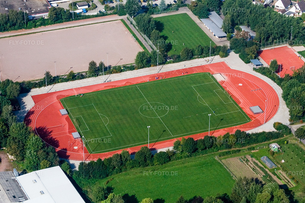 Luftbild: Zentrale Sportanlage Herxheim in Herxheim bei Landau im Bundesland Rheinland-Pfalz in Deutschland. Foto: IMG_3748.jpg vom 07.09.2006 durch Werner Riehm/FLY-FOTO.de