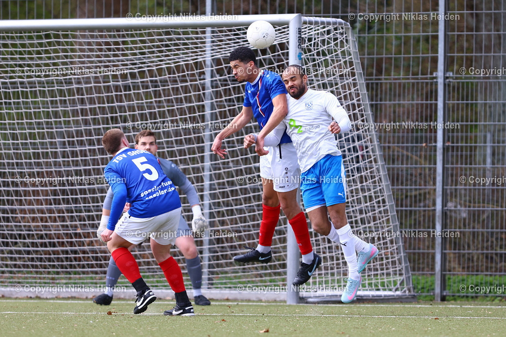 NH_TSVSasel_FCSuederelbe_OberligaHamburg_03042026 | #23 Sinotando Thurow (TSV Sasel), #33 Samuel Louca (FC Süderelbe)Fußball I Herren I Gamesright Oberliga Hamburg I Saison 2025-2026  I 18. Spieltag I TSV Sasel - FC Süderelbe I 03.04.2026 I Sportplatz Parkweg