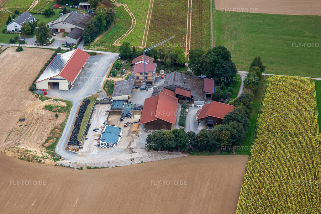 Luftbild: Aussiedlung im Ortsteil Stebbach in Gemmingen im Bundesland Baden-Württemberg in Deutschland. Foto: IMG_138673.jpg vom 16.09.2023 durch Werner Riehm/FLY-FOTO.de