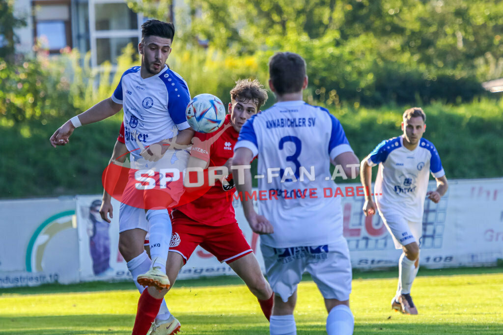 ASV Klagenfurt - SC St Veit 1-6, Unterliga Ost  3. Runde | Emre Yalcin (ASV Klagenfurt #22) Felix Marko (ASV Klagenfurt #3) ASV Klagenfurt - SC St Veit 1-6 am 11.08.2023 in Klagenfurt
(Sportplatz Annabichl), Austria, (Photo by Ernst Krawagner sport-fan.at) - Realisiert mit Pictrs.com