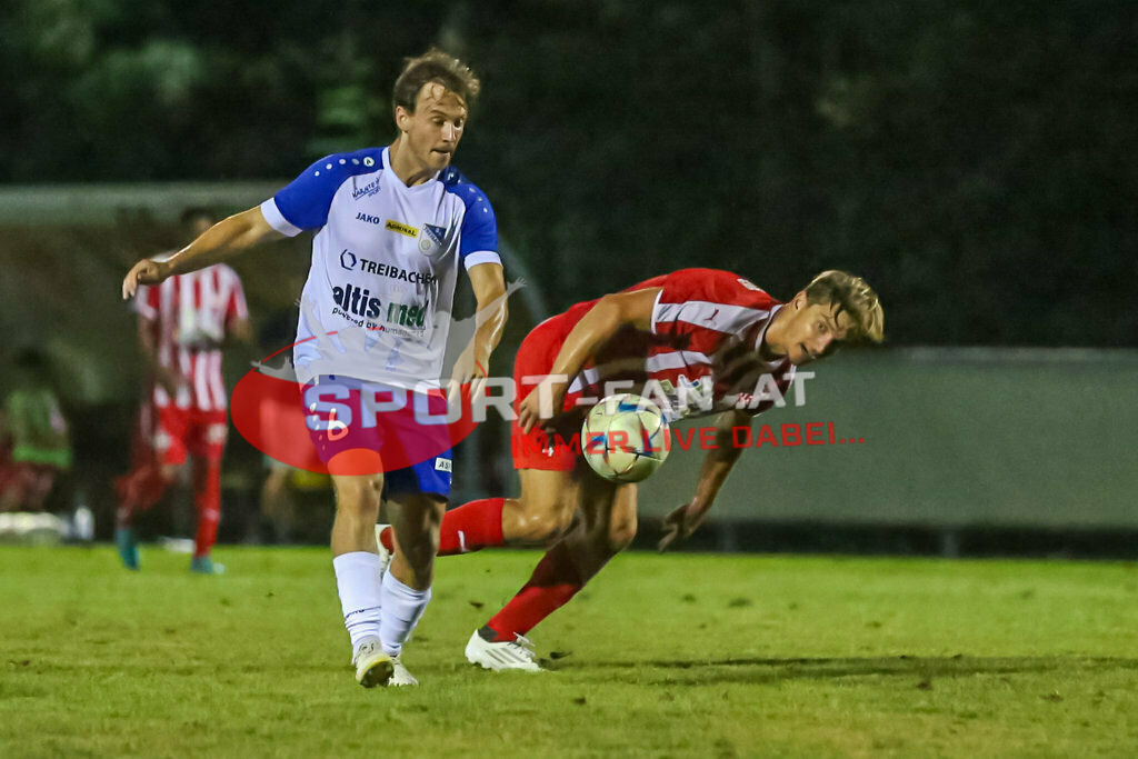 FC KAC - SK Treibach 2-2, Kärntner Liga | David Hude (SK Treibach #6) FC KAC - SK Treibach 2-2 am 25.08.2023 in Klagenfurt
(Sportplatz KAC), Austria, (Photo by Ernst Krawagner sport-fan.at) - Realisiert mit Pictrs.com