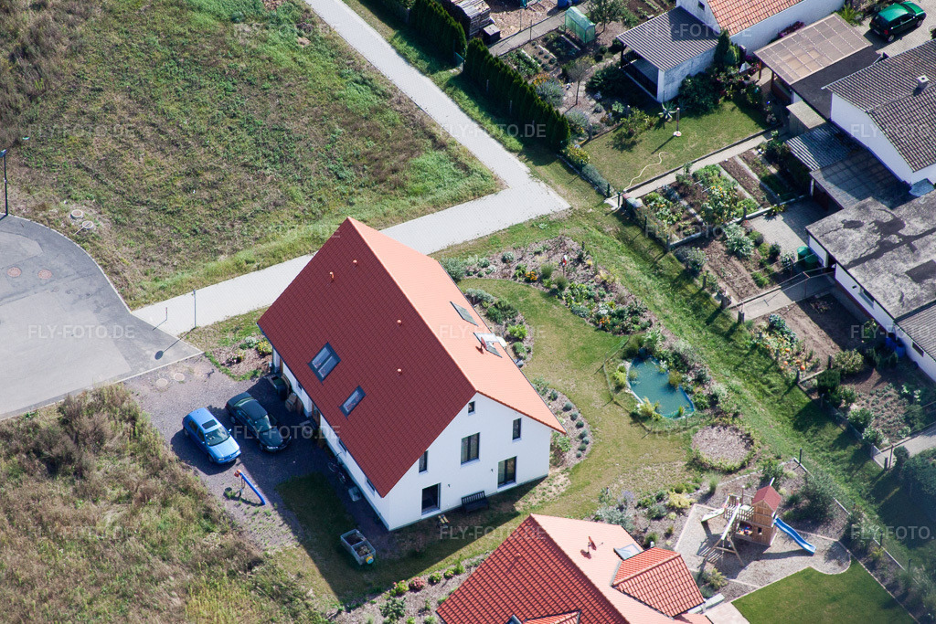 Luftbild: Am Höhenweg in Kandel im Bundesland Rheinland-Pfalz in Deutschland. Foto: IMG_21115.jpg vom 06.09.2009 durch Werner Riehm/FLY-FOTO.de