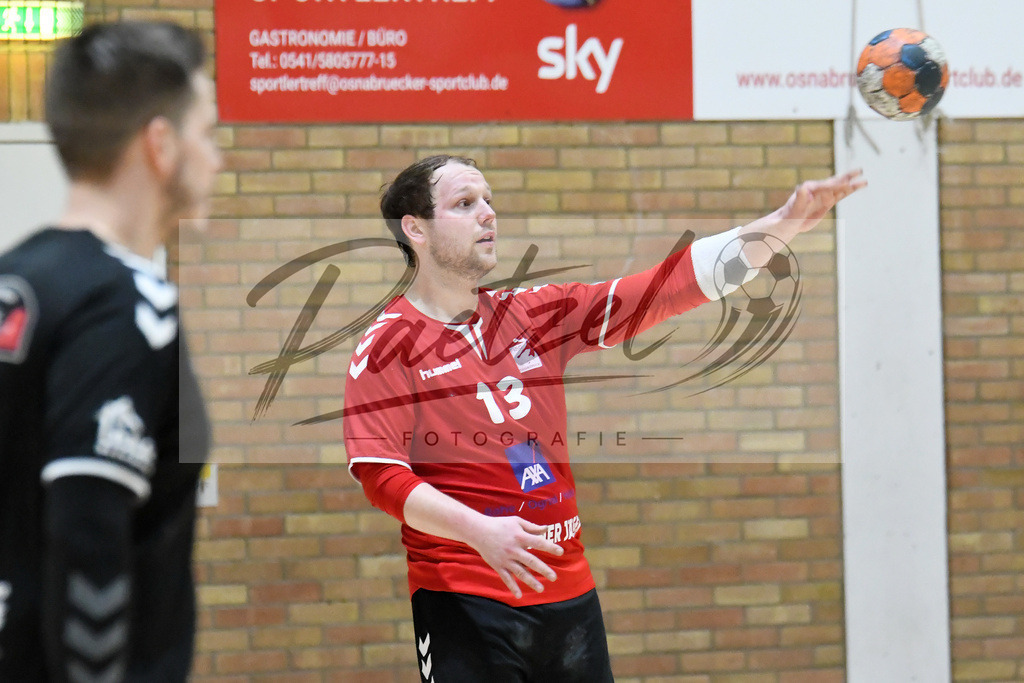 20200125_HSGHGJ_0071 | Handball, Herren:   beim Spiel der Landesliga zwischen HSG Osnabrück vs. HG Jever/Schortens am 25.01.2020 in der OSC-Halle in Osnabrück, Deutschland.(Foto von Nico Paetzel) - Realisiert mit Pictrs.com