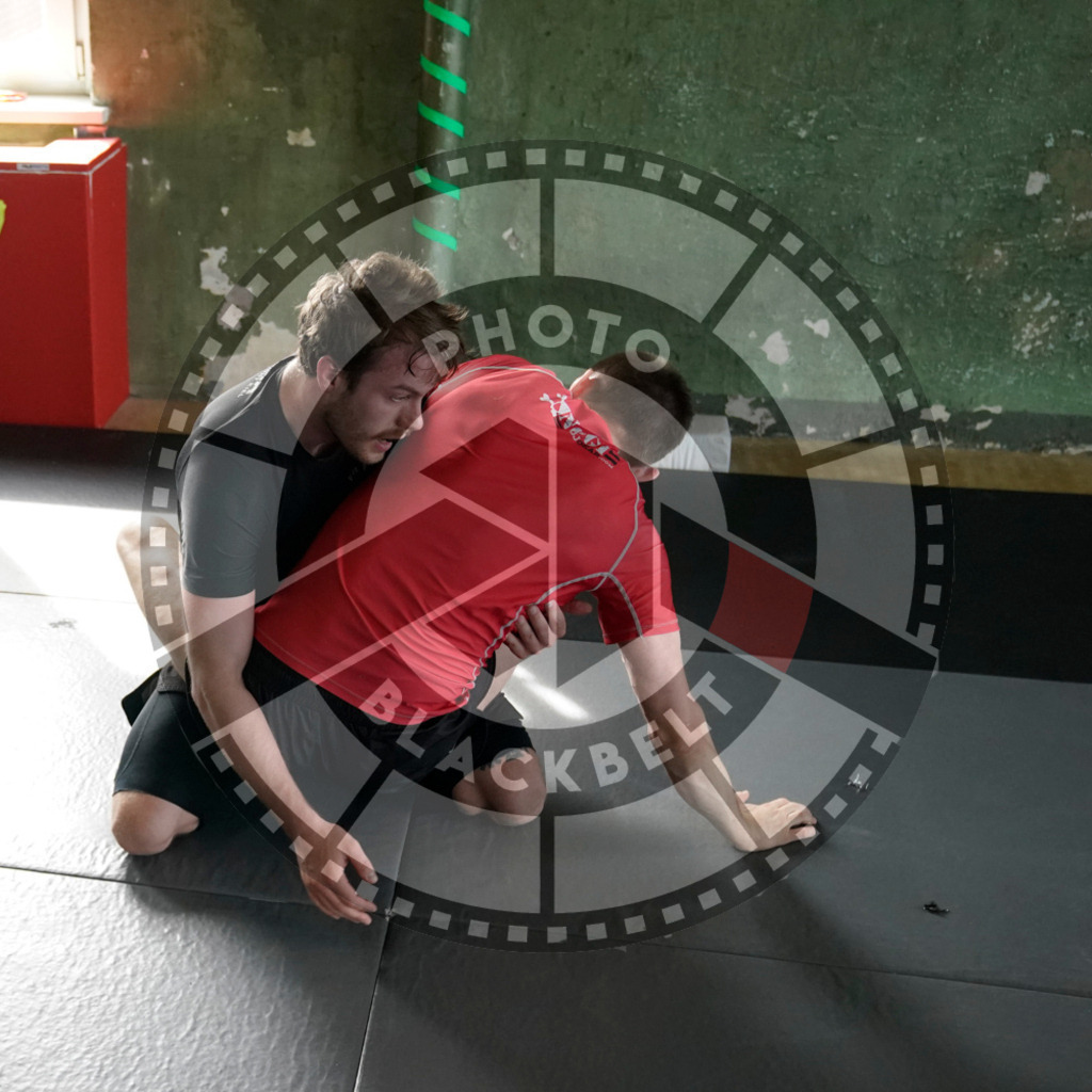 20240413PBB5575 | Fighters compete during the Grapplethon 24hours of rolling for a reason in Hamburg, Germany, on April 13, 2024.