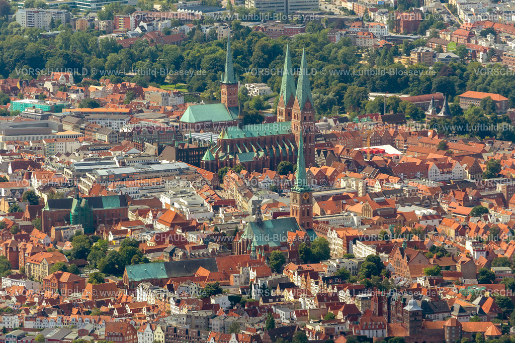 Luebeck12084580 | Altstadt von Luebeck,  St.Jakobi-Kirche, St.Marien-Kirche, St.Petri-Kirche, Luebeck, Ostsee, Schleswig-Holstein, Deutschland, Europa