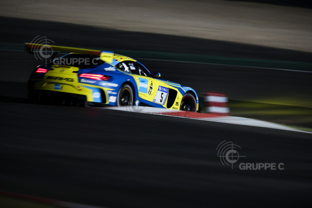 24hNbr18_0162641JS_ES | 24h Nürburgring 2018 - Foto: Gruppe C Photography; #005 Mercedes-AMG GT3, Mercedes-AMG Team Black Falcon: Yelmer Buurman, Thomas Jäger, Jan Seyffarth, Luca Stolz - Realisiert mit Pictrs.com